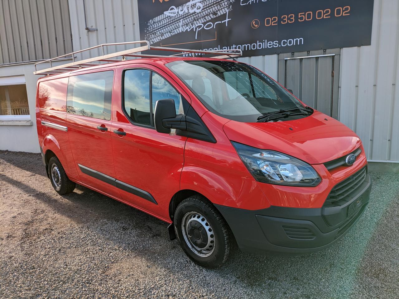 FORD-TRANSIT CUSTOM-DOUBLE CABINE 290 L2H1 2.2 TDCI 100CH 6 PLACES BVM6 